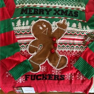 Spencer's Light up Christmas sweater sz XXL
